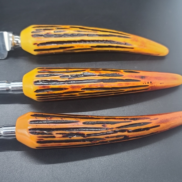 Crown Crest Stainless Steel Sheffield England 3 Piece Craving Set. - Picture 4 of 8